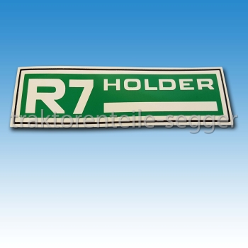 Aufkleber Holder R7